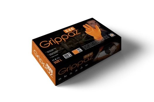 GRIPPAZ HANDSCHOEN ORANJE 9-L 3