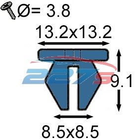 CLIP HONDA OE: 90676SA7003 2