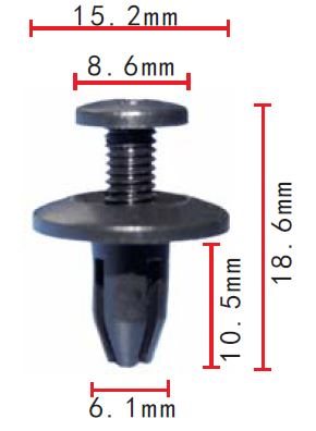 CLIP HONDA OE: 90684SA5003, 5578552020, 1099830880, 8942981190 2