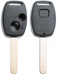AUTOSLEUTEL LEGE BEHUIZING EXC 2 KNOPJES