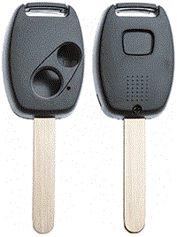 AUTOSLEUTEL LEGE BEHUIZING EXC 2 KNOPJES