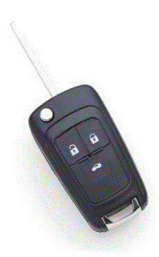 AUTOSLEUTEL AFSTANDSBEDIENING 3 KNOPJES