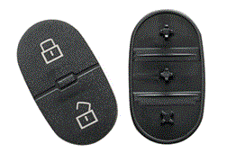 RUBBER PAD VOOR LEGE BEHUIZING 2 KNOPJES