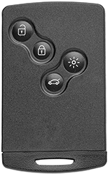 AUTOSLEUTEL RENAULT -LEGE BEHUIZING- INCLUSIEF 3 BUTTONS