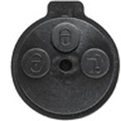 AUTOSLEUTEL SMART -RUBBER PAD 3 KNOPJES VOOR LEGE BEHUIZING