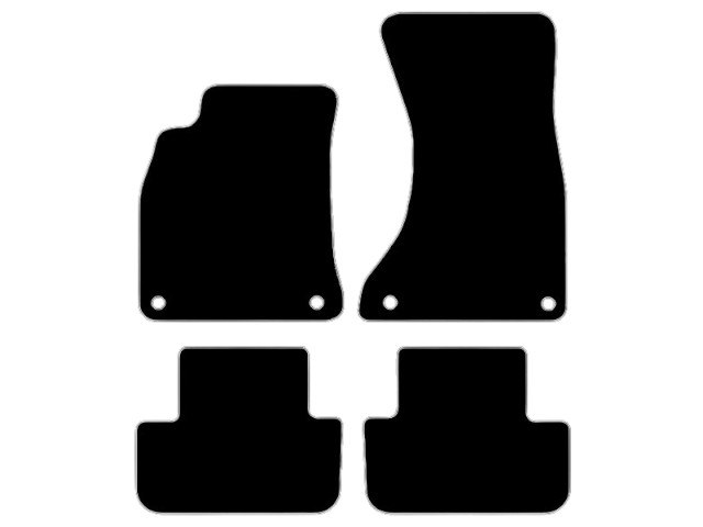 MATTENSET NAALDVILT (ZWART) AUDI A5 07-16 SPORTBACK