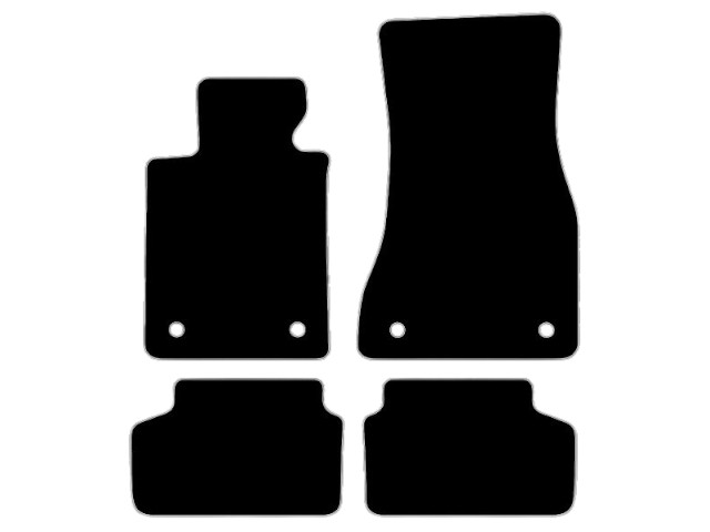MATTENSET NAALDVILT (ZWART) BMW G-30 5-SERIE 17-