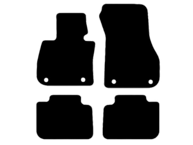 MATTENSET NAALDVILT (ZWART) BMW F-48 X1 15-
