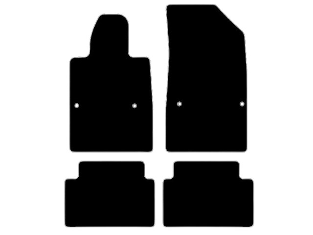 MATTENSET NAALDVILT (ZWART) CITROEN C5 08-17 LANG MODEL