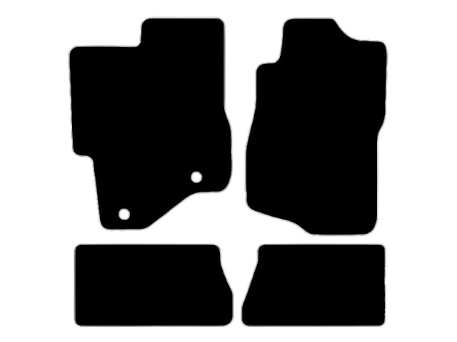 MATTENSET NAALDVILT (ZWART) CHEVROLET AVALANCHE SILVERADO SUBURBAN