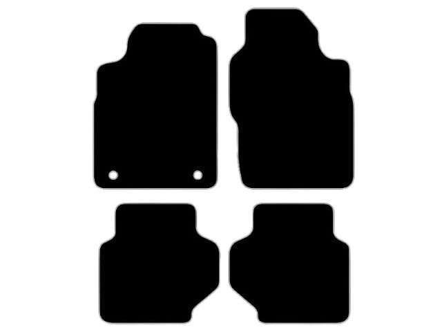 MATTENSET NAALDVILT (ZWART) FORD ESCORT MK IV 86- 90