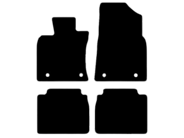 MATTENSET NAALDVILT (ZWART) LEXUS ES 300H13- 18
