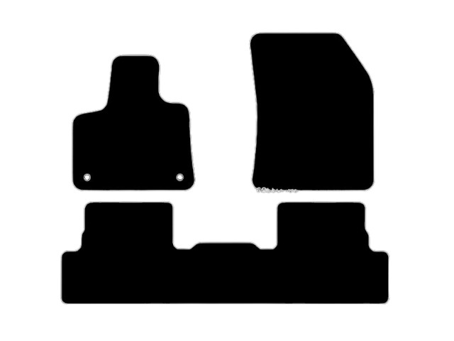 MATTENSET NAALDVILT (ZWART) PEUGEOT 3008 19-