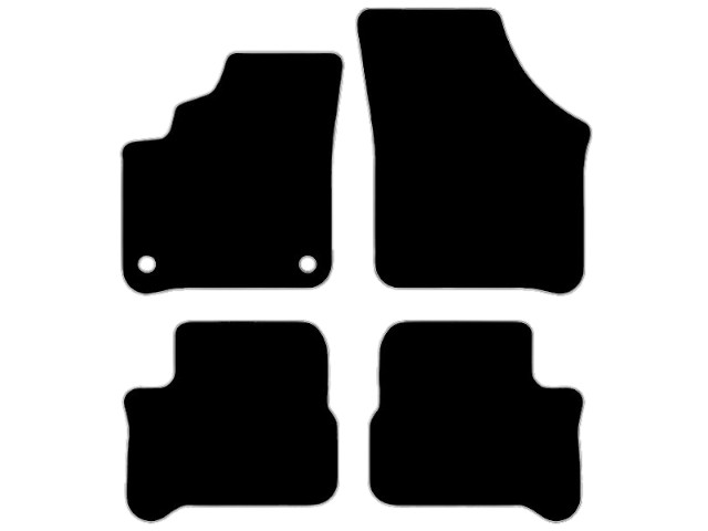 MATTENSET NAALDVILT (ZWART) SEAT MII ELECTRIC 19-