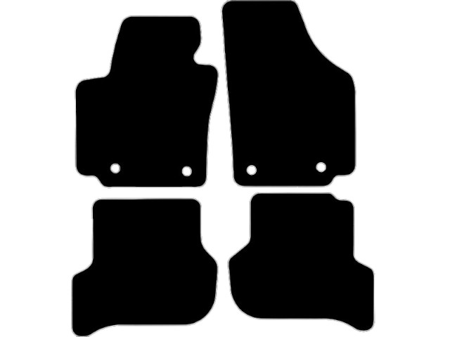 MATTENSET NAALDVILT (ZWART) SEAT TOLEDO 08-12