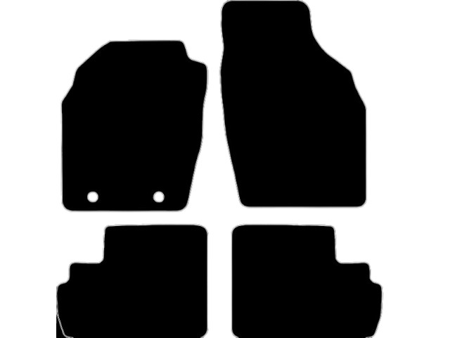 MATTENSET NAALDVILT (ZWART) SUZUKI WAGON R 03-08