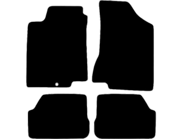 MATTENSET NAALDVILT (ZWART) VW PASSAT B3-B4