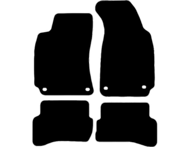MATTENSET NAALDVILT (ZWART) VW PASSAT B5 04-05