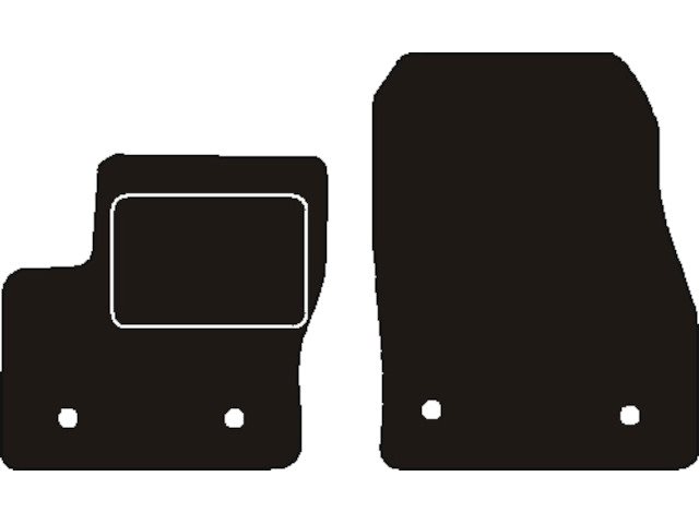 MATTENSET NAALDVILT (ZWART) FORD TRANSIT CONNECT VOORSET EURO6 2016 ->