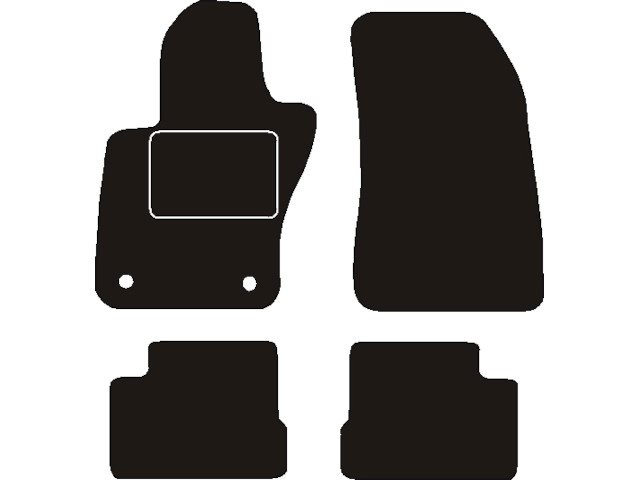MATTENSET NAALDVILT (ZWART) JEEP RENEGADE MULTIJET LIMITED 2014 ->