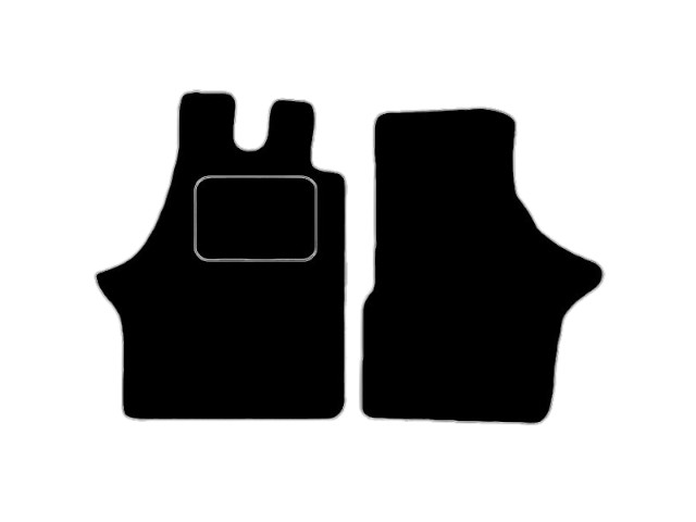 MATTENSET NAALDVILT (ZWART) MERCEDES VITO 2-DELIG 99-03
