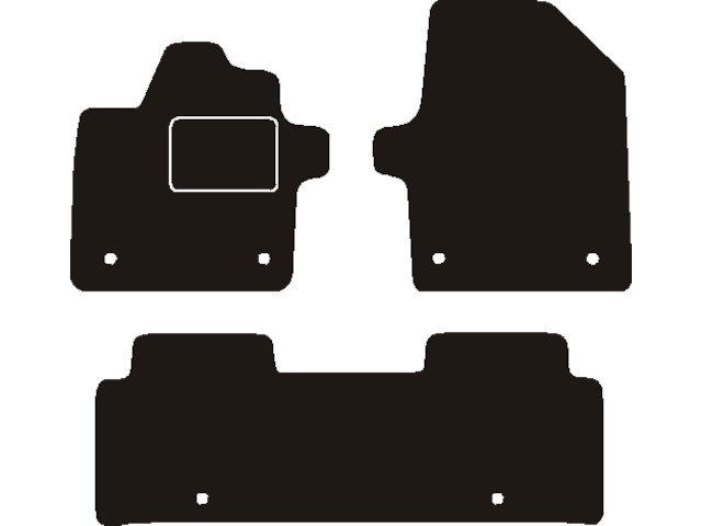 MATTENSET NAALDVILT (ZWART) KIA EV6 2021 ->