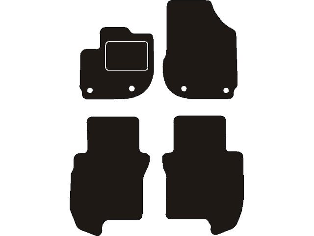 MATTENSET NAALDVILT (ZWART) HONDA JAZZ / JAZZ CROSSTAR 2020 ->