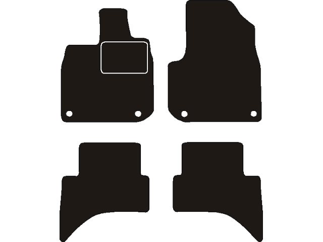 MATTENSET NAALDVILT (ZWART) HONDA E 2020 ->