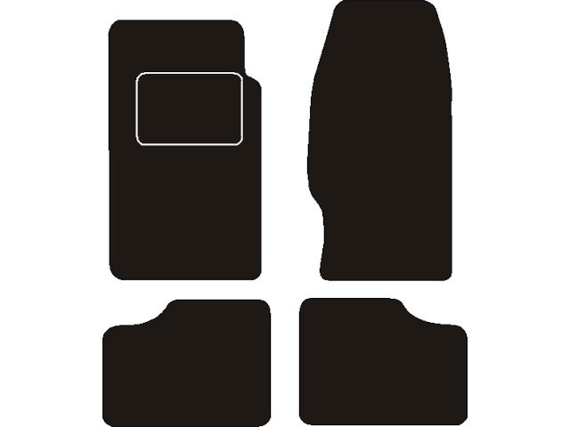MATTENSET NAALDVILT (ZWART) DAIHATSU FEROZA  SE 1994 - 1999