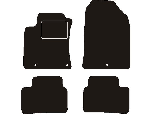 MATTENSET NAALDVILT (ZWART) HYUNDAI I30 IV 2020 ->