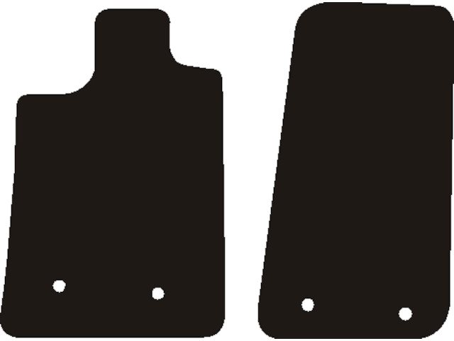 MATTENSET NAALDVILT (ZWART) JAGUAR XK8 / XKR CABRIO 1996 - 2006