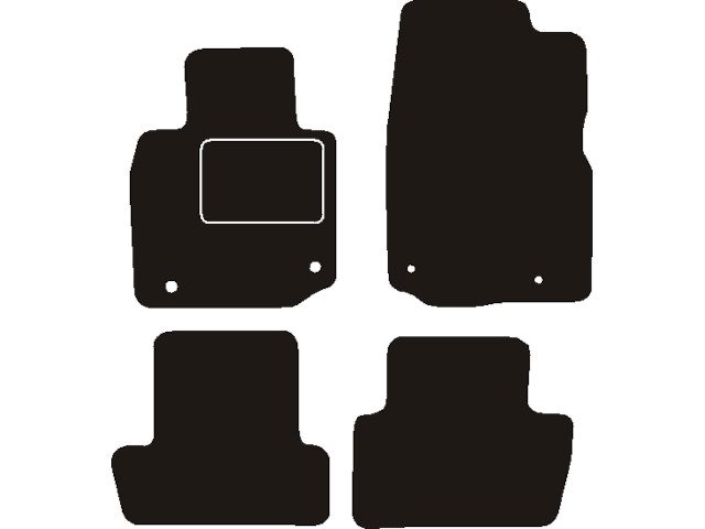 MATTENSET NAALDVILT (ZWART) MAZDA MX-30 2020 ->