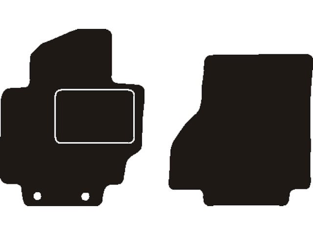 MATTENSET NAALDVILT (ZWART) NISSAN E-NV200 2020->