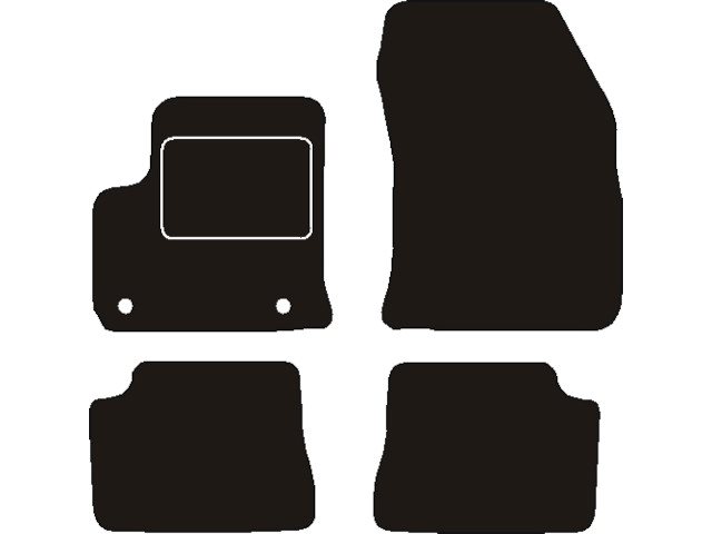 MATTENSET NAALDVILT (ZWART) OPEL CORSA-E 2020 ->