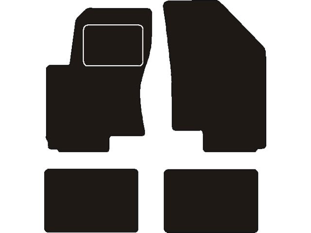 MATTENSET NAALDVILT (ZWART) BAIC X35