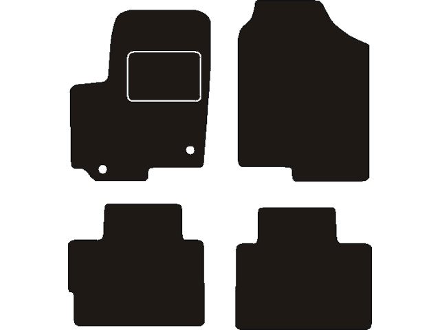 MATTENSET NAALDVILT (ZWART) BAIC X55 2018->