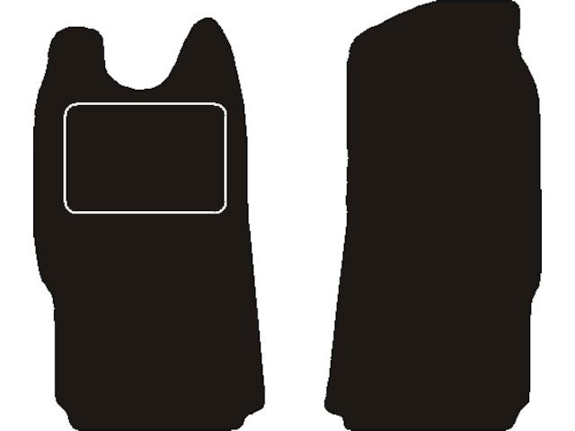 MATTENSET NAALDVILT (ZWART) FORD TRANSIT VS 2-DELIG 2006 ->