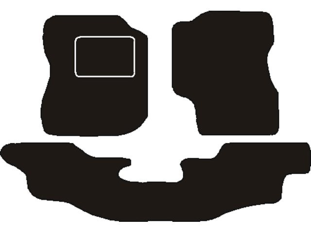 MATTENSET NAALDVILT (ZWART) JEEP WRANGLER