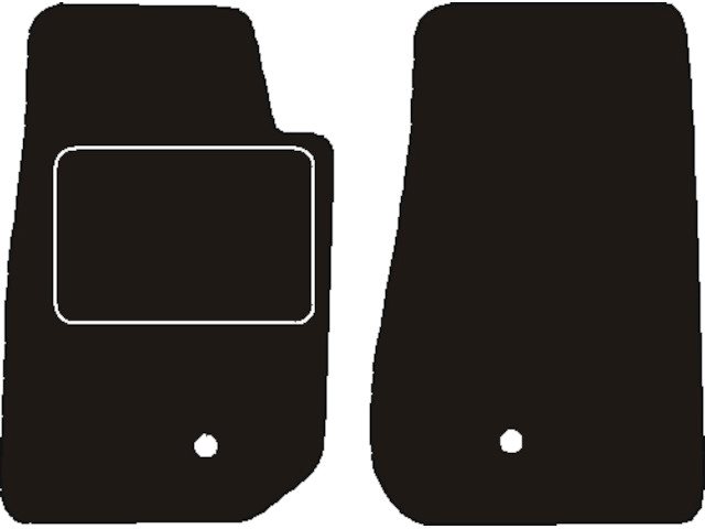 MATTENSET NAALDVILT (ZWART) JEEP WRANGLER JK KWB 2007 ->