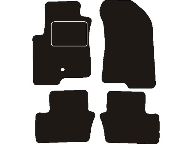 MATTENSET NAALDVILT (ZWART) JEEP PATRIOT MK 2011->