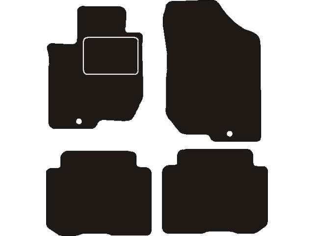 MATTENSET NAALDVILT (ZWART) KIA CARENS A/T 5P 2006-2013