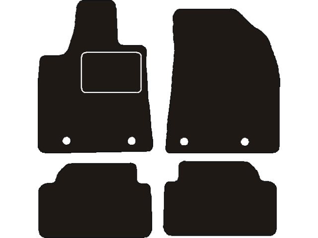 MATTENSET NAALDVILT (ZWART) LEXUS RX 450H 2015