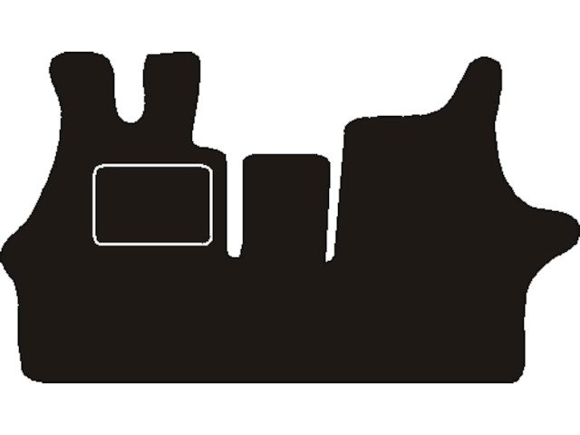 MATTENSET NAALDVILT (ZWART) MERCEDES W638 VITO 108 CDI VOORSET 1999 - 2003