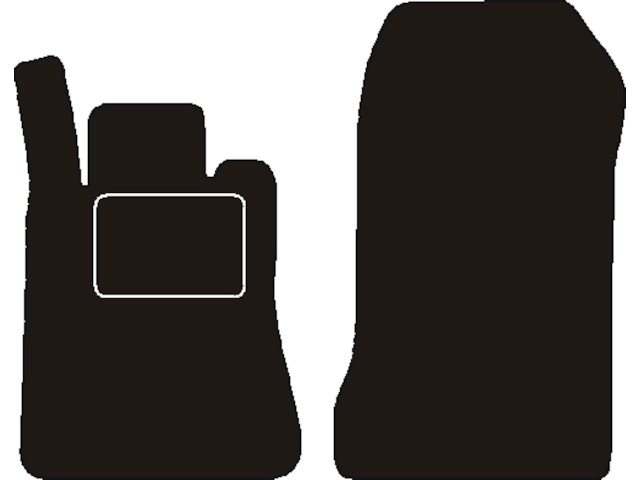 MATTENSET NAALDVILT (ZWART) MERCEDES W230 300/500 U. 320 SL