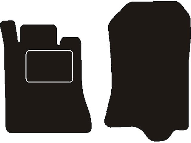 MATTENSET NAALDVILT (ZWART) MERCEDES R129 SL 280 1993 - 2001
