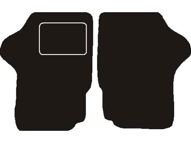 MATTENSET NAALDVILT (ZWART) MITSIBUSHI SPACE GEAR VOOR  1995 - 2000