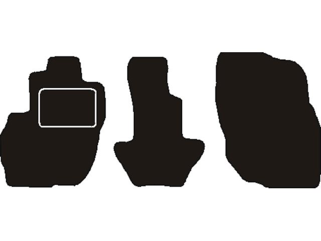 MATTENSET NAALDVILT (ZWART) MITSUBISHI SPACE WAGON VOOR 2001 - 2004