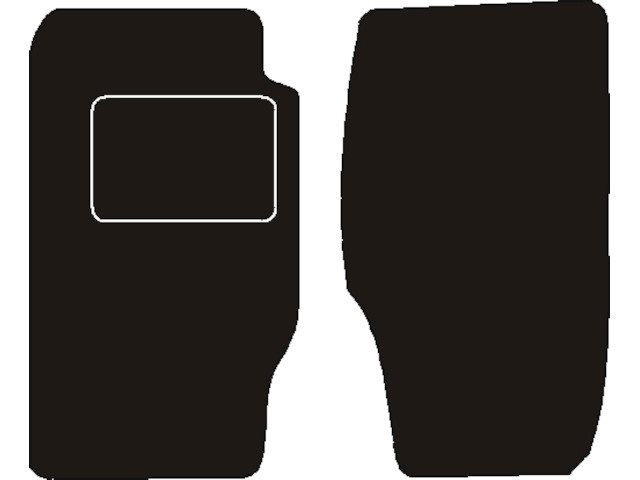 MATTENSET NAALDVILT (ZWART) NISSAN PATROL 160/260 1986 - 1993