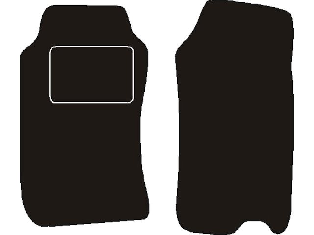 MATTENSET NAALDVILT (ZWART) NISSAN PATROL Y60 VAN  1993-1997