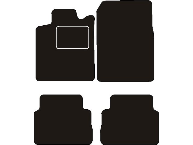 MATTENSET NAALDVILT (ZWART) OPEL VECTRA C 2002 - 2004